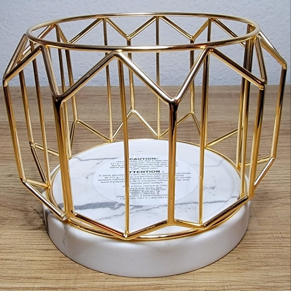 Bath & Body Works Other Bath Body Works Marble Candle Holder Poshmark